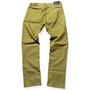 Riot Empire Premium Men’s 34x30 Stretch Denim Jeans Color Mustard